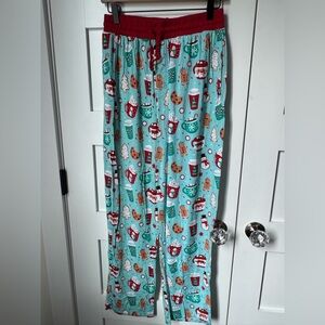 Little Sleepies Men’s Peppermint Mocha Pajama Pants size Medium